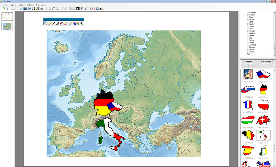 Interaktivní software eTabule