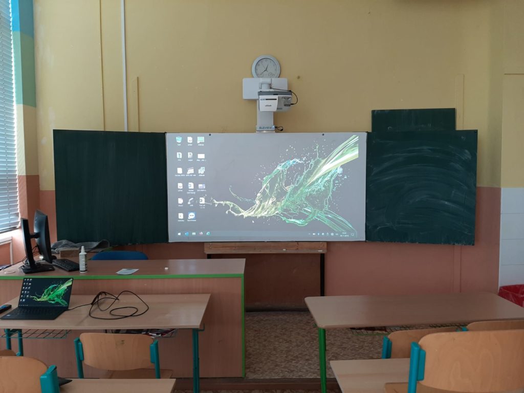 interaktivní tabule ve škole
